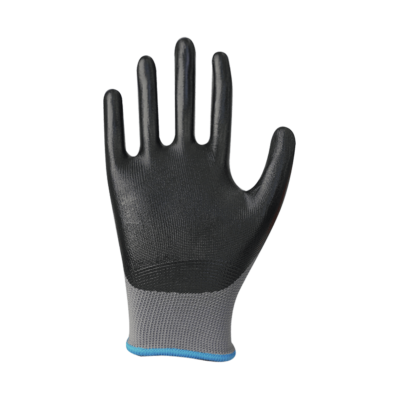 Lớp lót polyester 13G với lớp phủ nitrile Lớp lót polyester 13G với lớp phủ nitrile