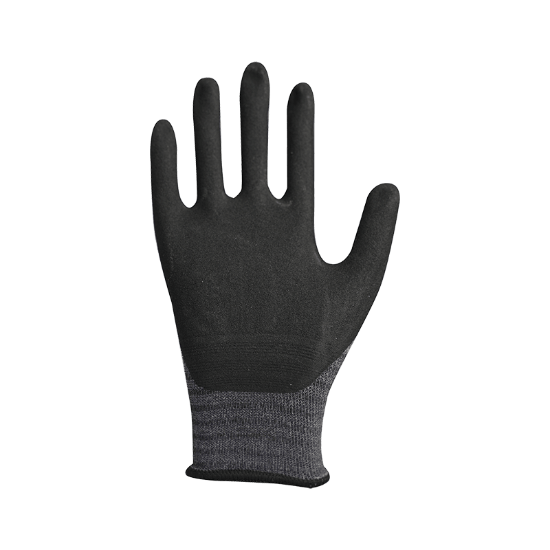 Lớp lót nylon/Spandex 15G với lớp phủ nitrile cát