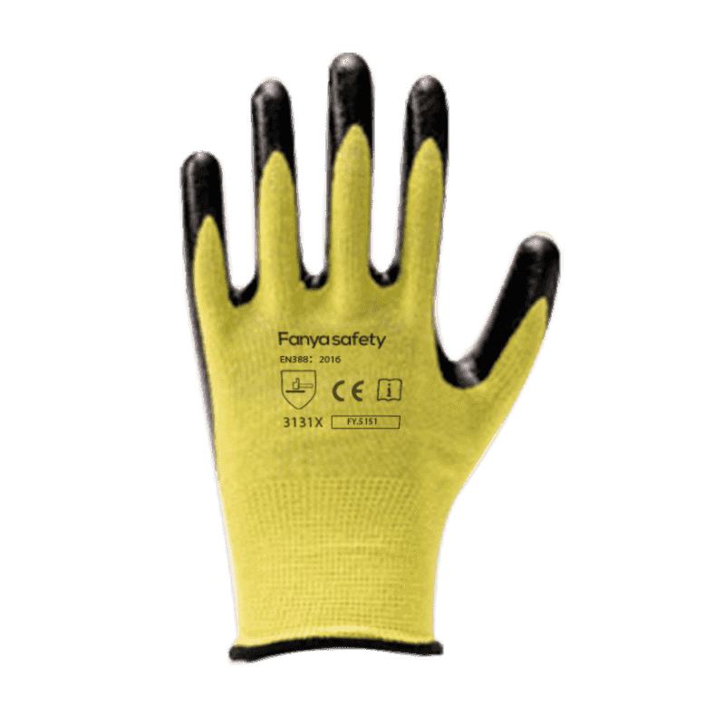 Lớp lót tre 13G với lớp phủ nitrile Lớp lót tre 13G với lớp phủ nitrile