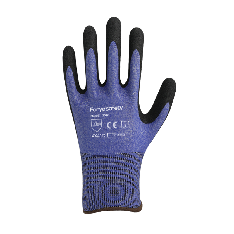 Lớp lót sợi thép/HPPE 21G với lớp phủ nitrile cát