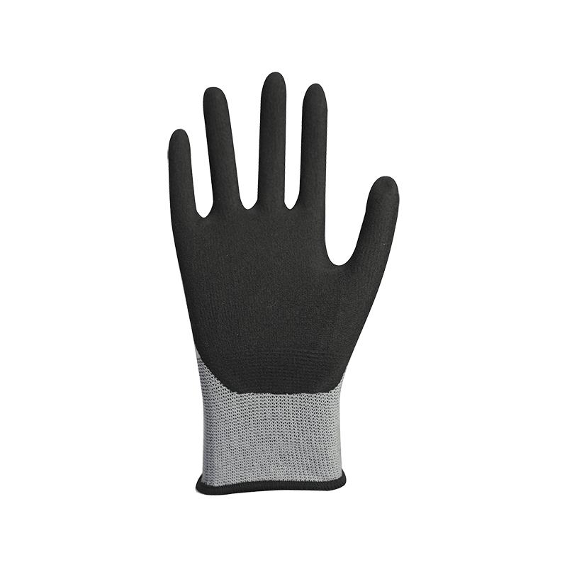 Lớp lót nylon/Spandex 15G với lớp phủ nitrile cát